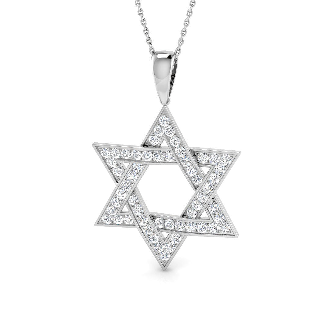 Lupin Diamond Pendant 0.25ct to 1ct Gold  Religious(Without Chain )