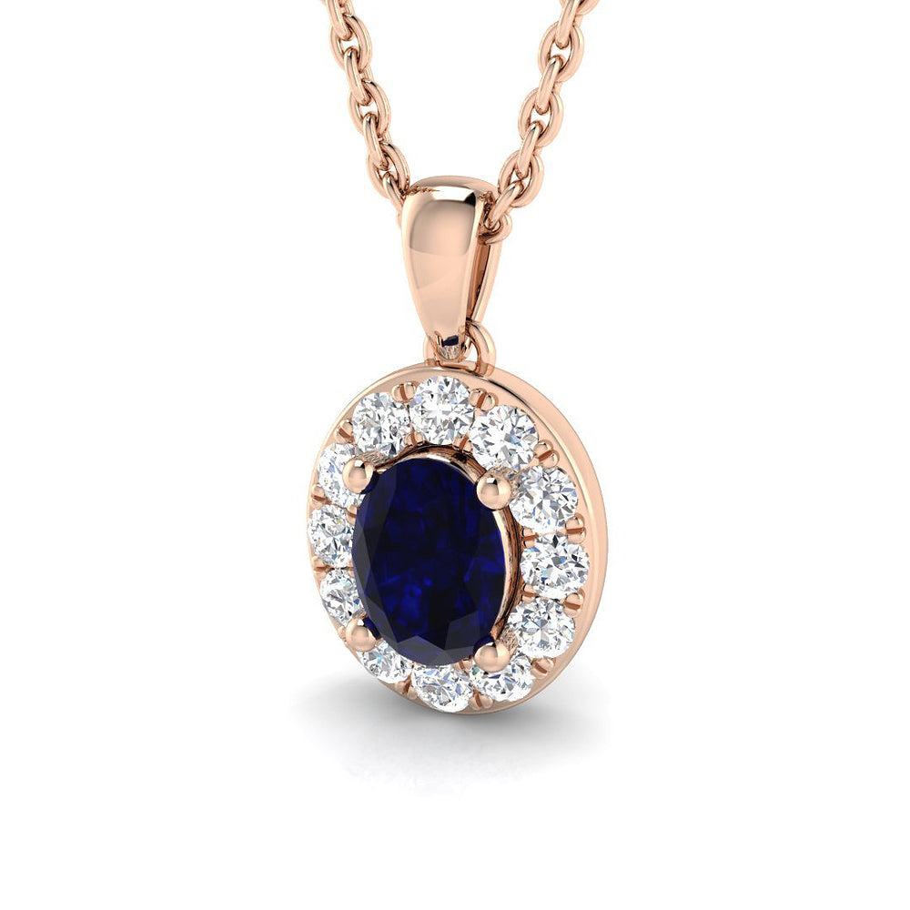 Ronald Amethyst Pendant 0.5ct to 0.75ct Gold (Without Chain )