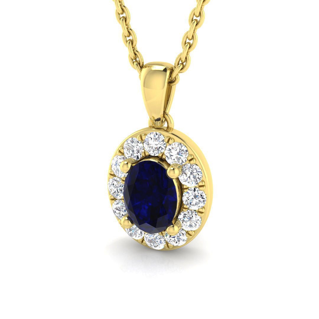 Ronald Amethyst Pendant 0.5ct to 0.75ct Gold (Without Chain )