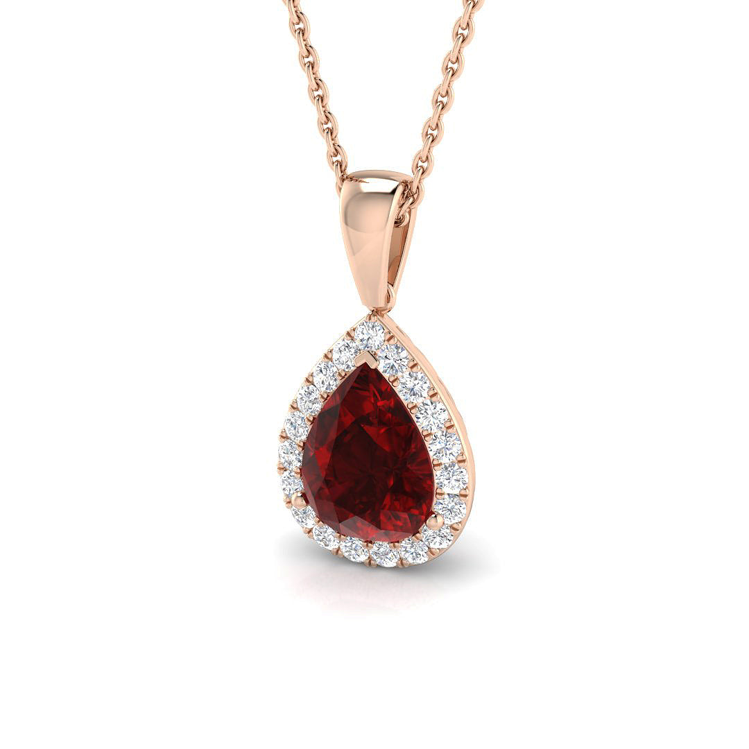 Arlene Ruby Pendant 2.5ct Gold (Without Chain )
