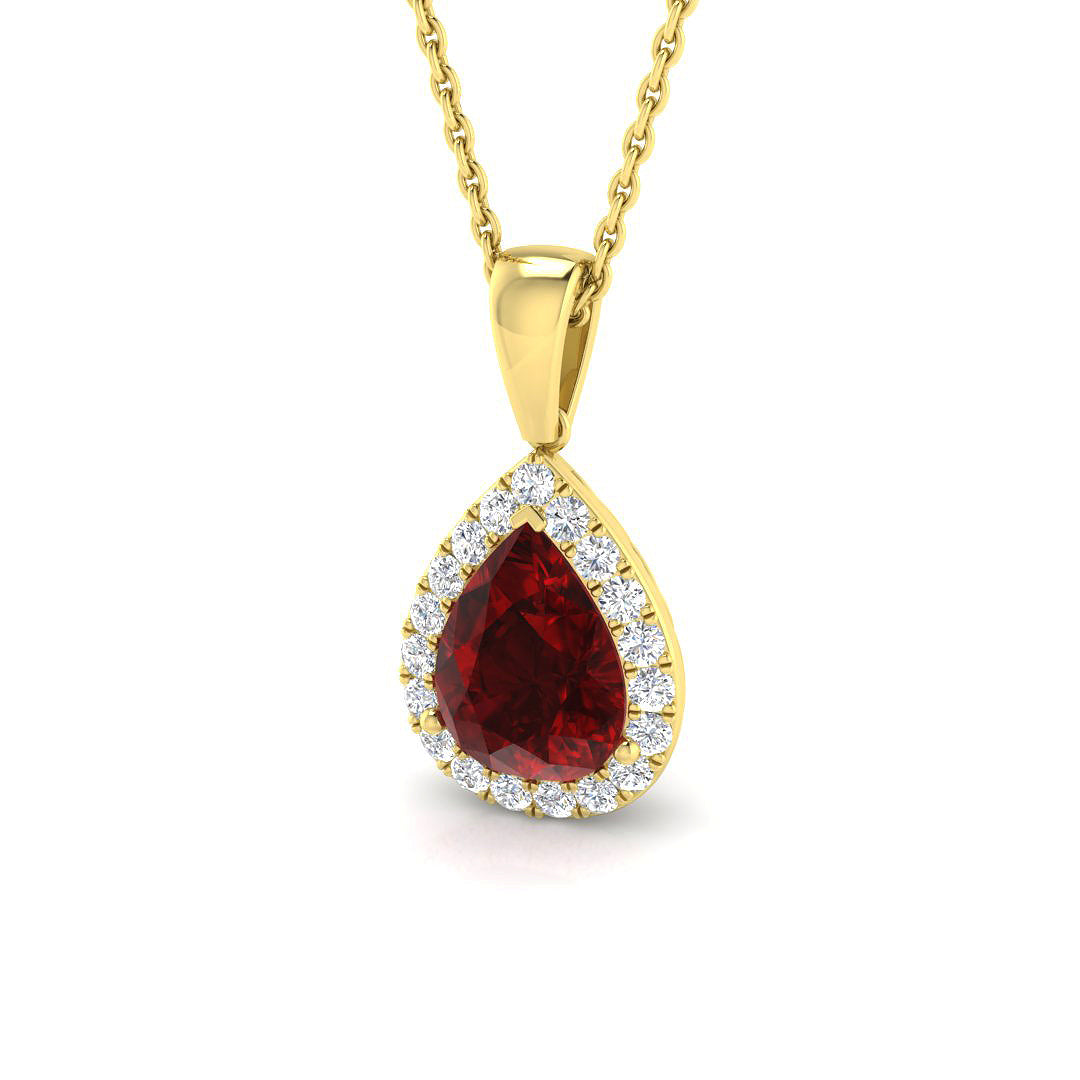 Arlene Ruby Pendant 2.5ct Gold (Without Chain )
