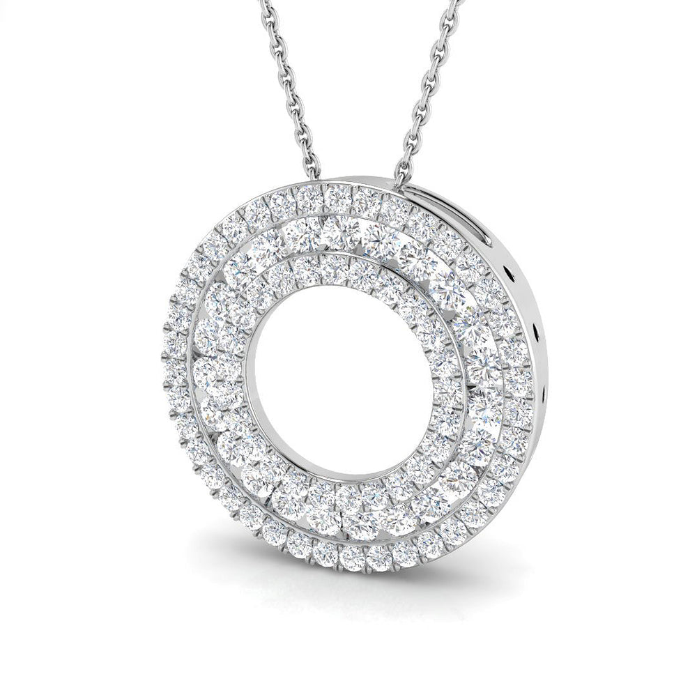 Cistus Circle of Life Pendant 1.5ct to 2ct Gold (Without Chain )