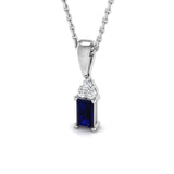 Elaine Blue Sapphire Pendant 0.33ct Gold (Without Chain )