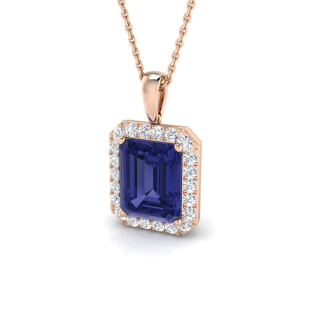 Betty Tanzanite Pendant 4ct to 7.5ct Gold (Without Chain )