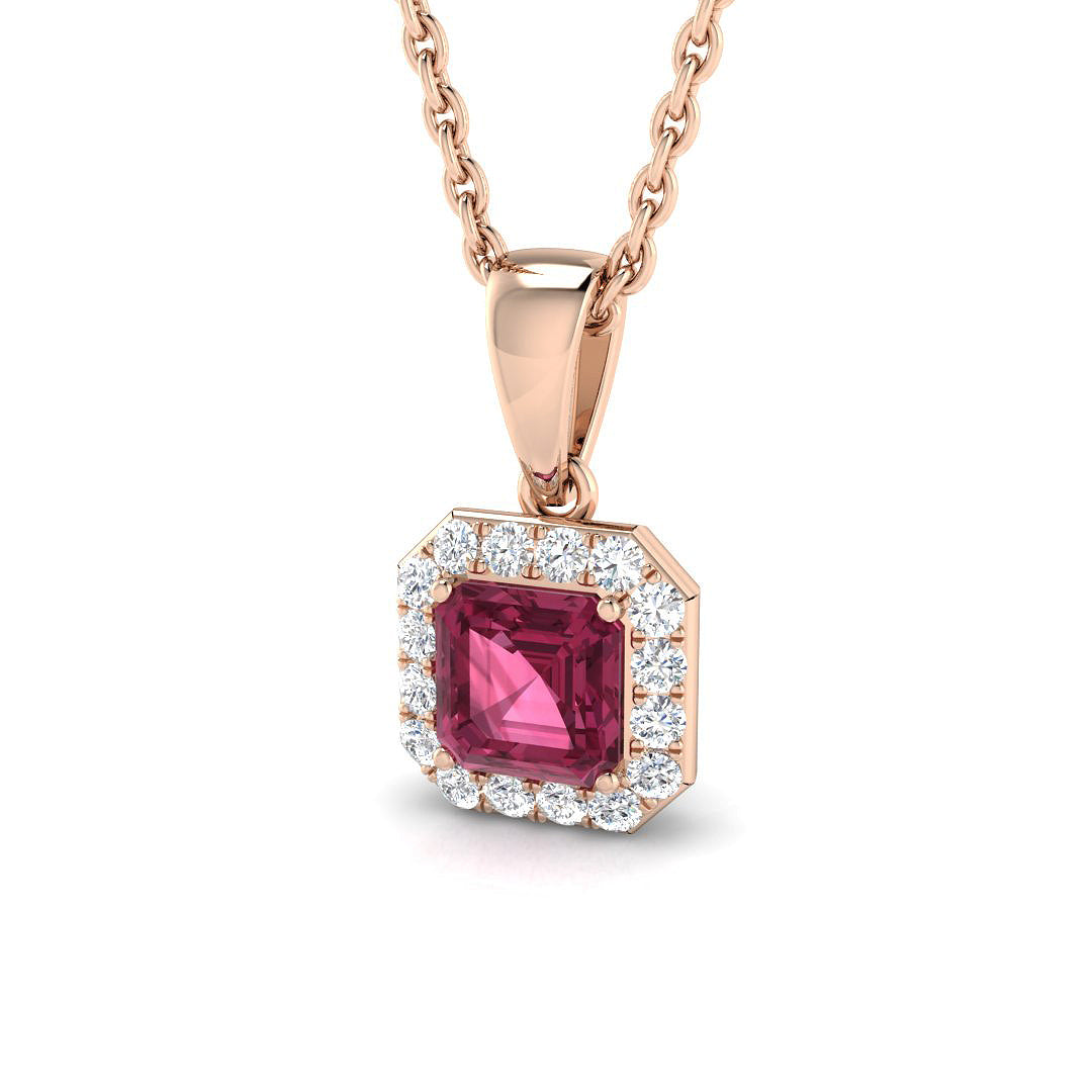 Helen Sapphire Pendant 0.5ct to 1.25ct Gold (Without Chain )