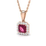 Helen Sapphire Pendant 0.5ct to 1.25ct Gold (Without Chain )