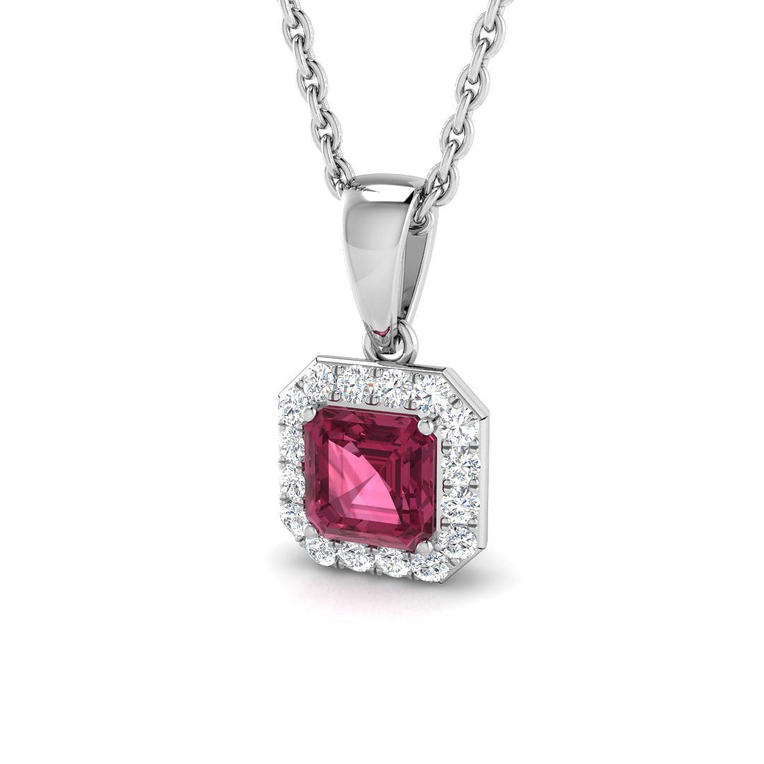 Helen Sapphire Pendant 0.5ct to 1.25ct Gold (Without Chain )