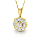 Barky Vintage Diamond Pendant 0.75ct to 1ct Gold (Without Chain )