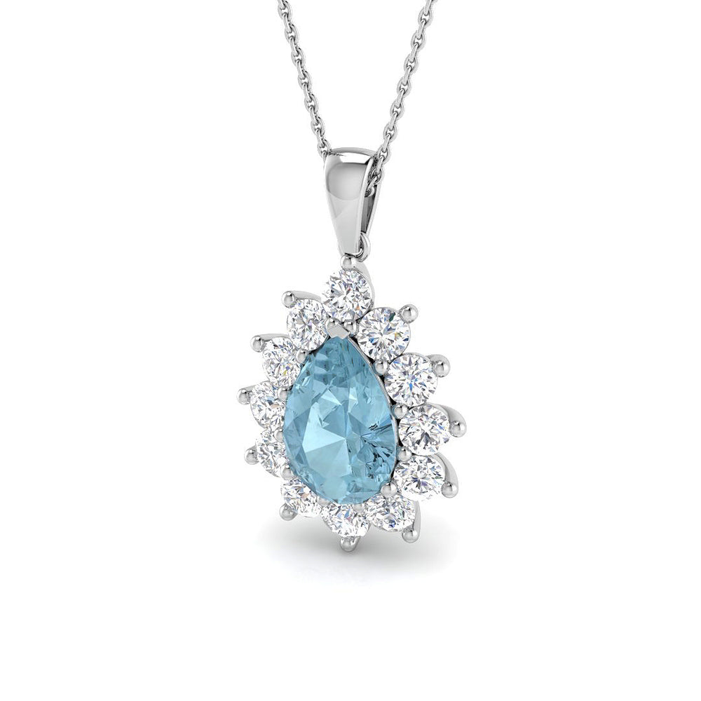 Lola Aquamarine Pendant 4.5ct  Gold(Without Chain )
