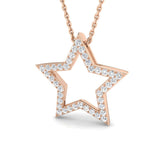 Mallow Diamond Pendant 0.5ct Gold (Without Chain )