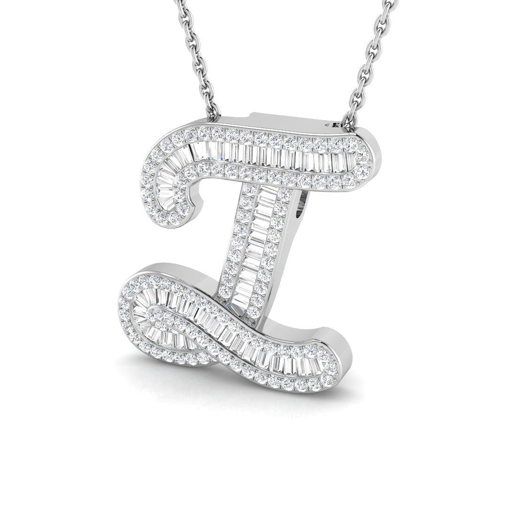 Peter Diamond Initial Pendant 0.5ct Gold  A to Z(Without Chain )