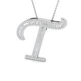 Toni Diamond Initial Pendant 1ct Gold  A to Z(Without Chain )