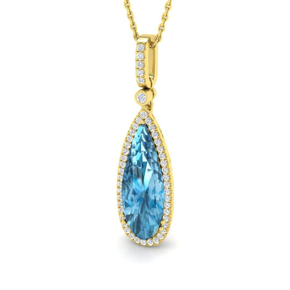Ancho Amethyst Pendant 2.5ct to 4ct Gold (Without Chain )