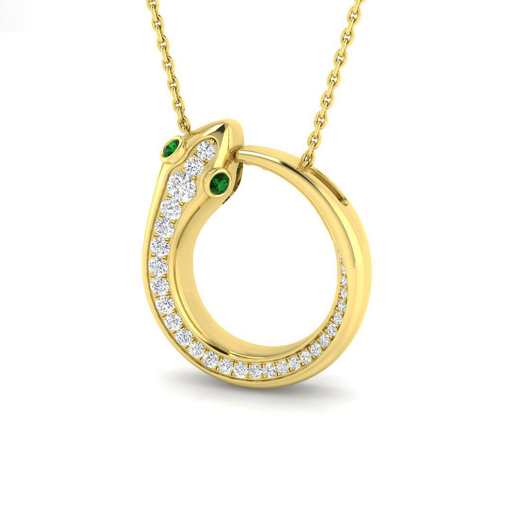 Cleo Diamond Pendant 0.25ct Gold (Without Chain )