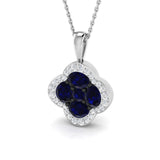 Nigel Blue Sapphire Pendant 1.5ct to 2ct Gold (Without Chain )