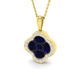 Nigel Blue Sapphire Pendant 1.5ct to 2ct Gold (Without Chain )