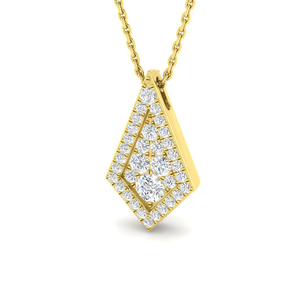 Esme Diamond Pendant 0.5ct Gold (Without Chain )