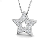 Clare Diamond Pendant 0.15ct Gold (Without Chain )