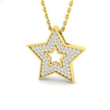 Clare Diamond Pendant 0.15ct Gold (Without Chain )