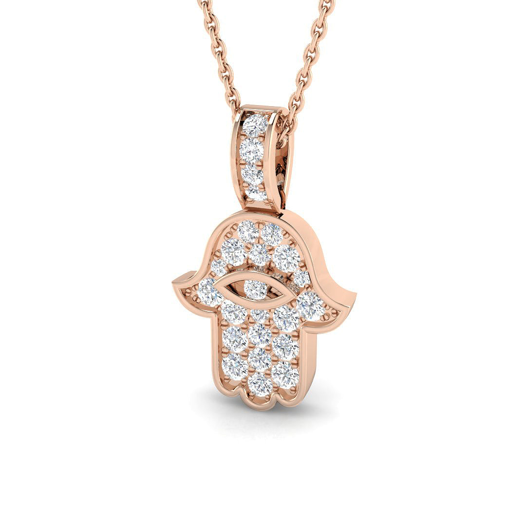 Adonis Diamond Pendant 0.25ct to 0.33ct  Gold Religious(Without Chain )