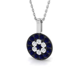 Clara Blue Sapphire Pendant 0.5ct Gold (Without Chain )