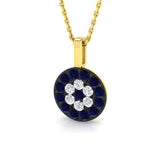 Clara Blue Sapphire Pendant 0.5ct Gold (Without Chain )