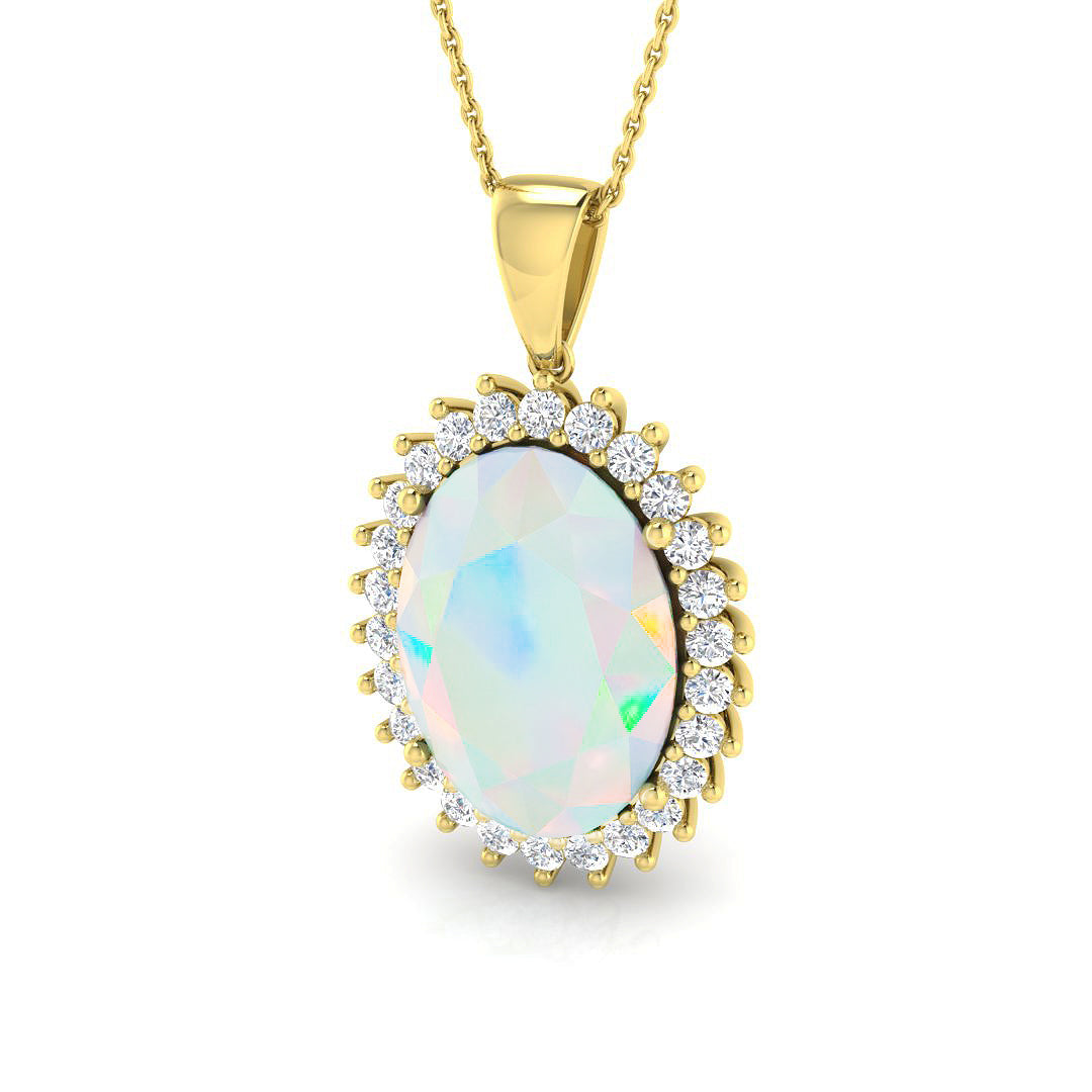 Brier Gemstone Pendant 4.5ct to 10ct Gold (Without Chain )
