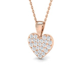 Hattie Heart Pendant 0.33ct Diamond Gold (Without Chain )
