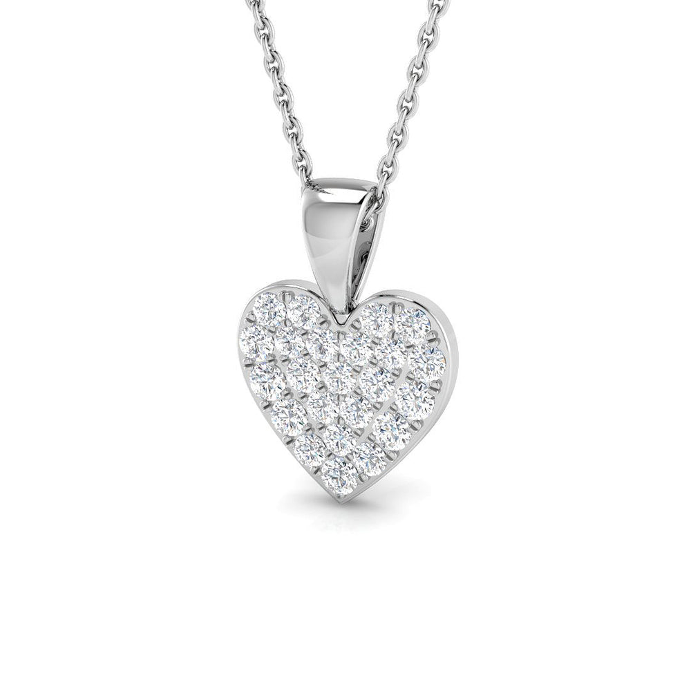 Hattie Heart Pendant 0.33ct Diamond Gold (Without Chain )
