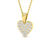 Hattie Heart Pendant 0.33ct Diamond Gold (Without Chain )