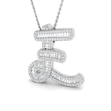 Philip Diamond Initial Pendant 0.75ct Gold  A to Z(Without Chain )