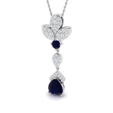 George Blue Sapphire Pendant 2ct Gold (Without Chain )