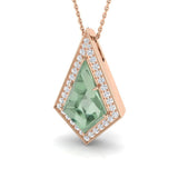 Ancor Amethyst Pendant 2.5ct to 6ct Gold (Without Chain )