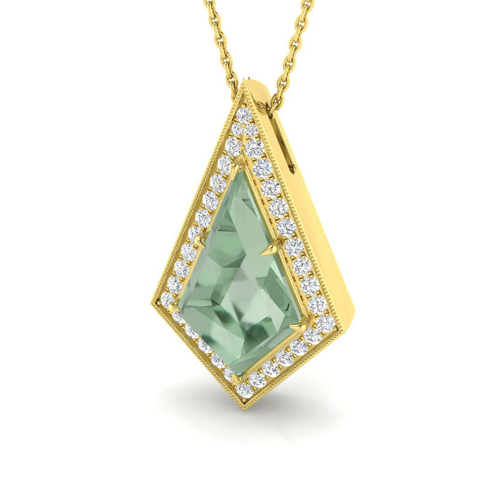 Ancor Amethyst Pendant 2.5ct to 6ct Gold (Without Chain )