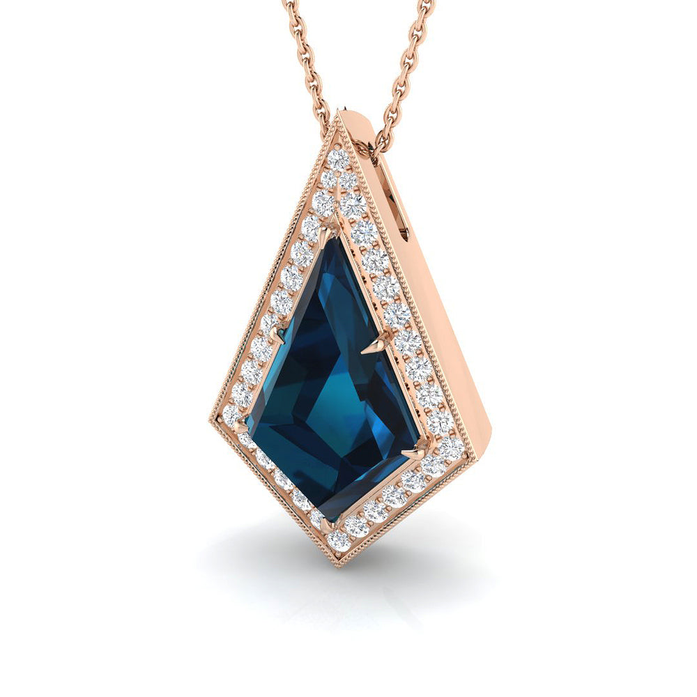 Ancor Amethyst Pendant 2.5ct to 6ct Gold (Without Chain )