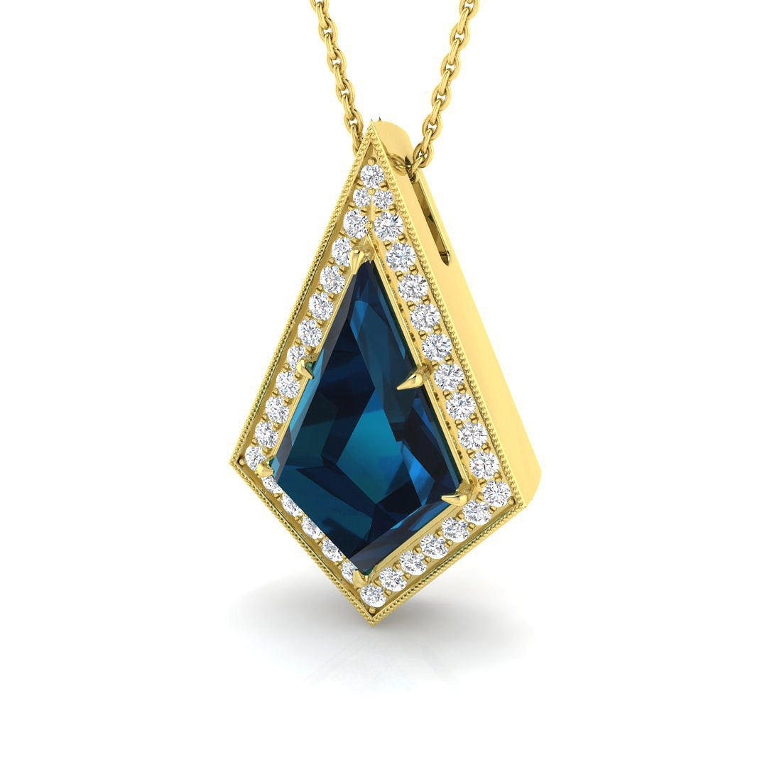 Ancor Amethyst Pendant 2.5ct to 6ct Gold (Without Chain )