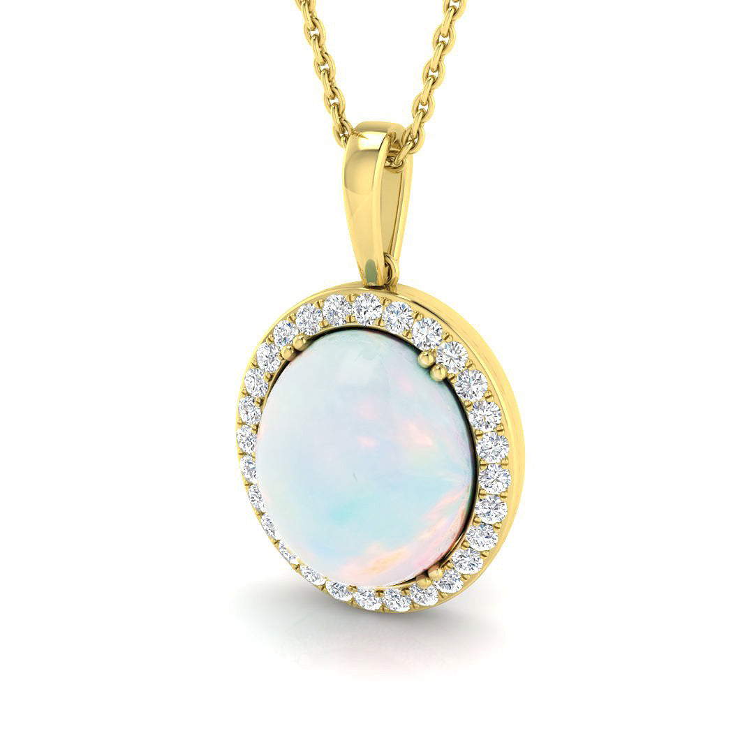Gerald Opal Pendant 0.75ct to 6.5ct Gold (Without Chain )