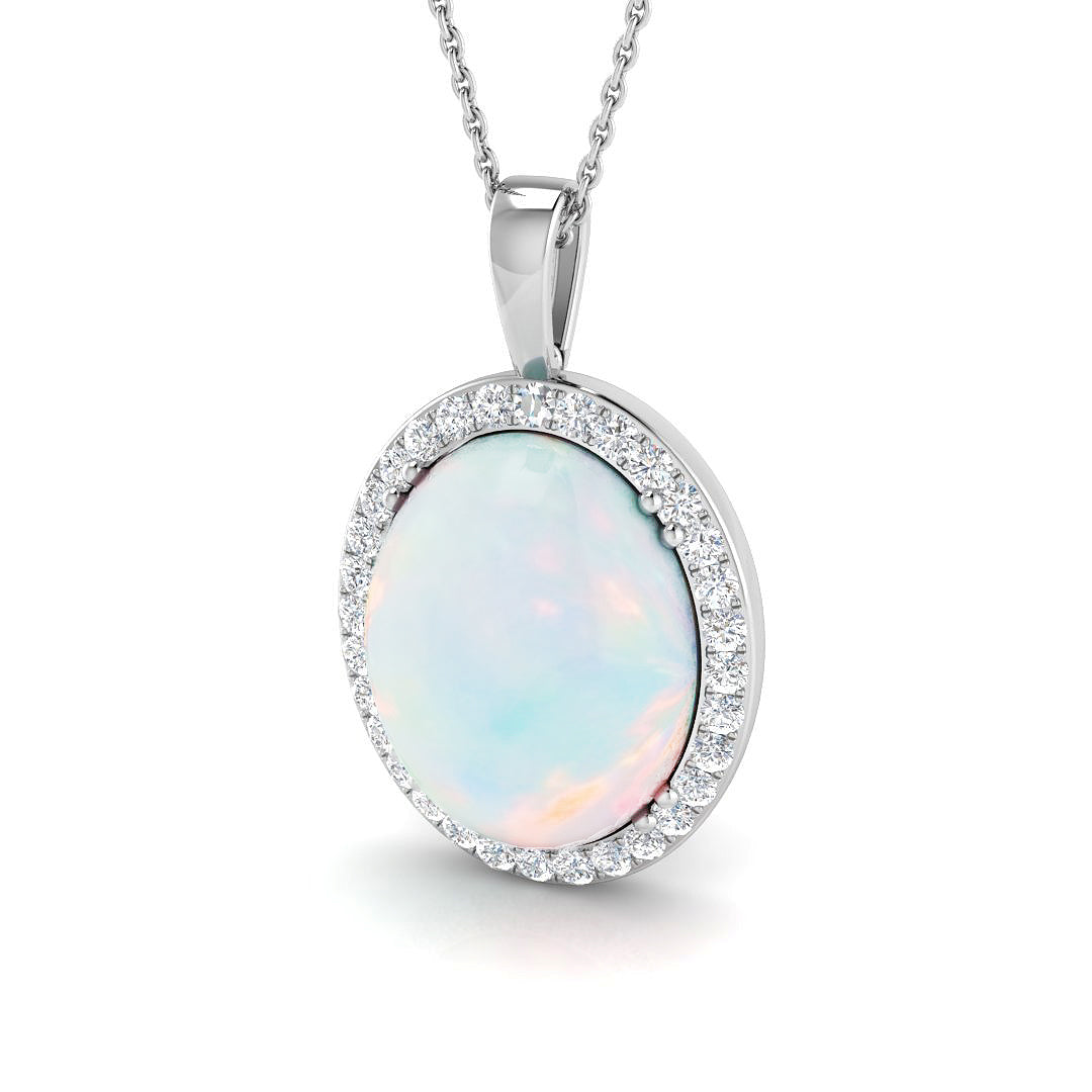 Gerald Opal Pendant 0.75ct to 6.5ct Gold (Without Chain )