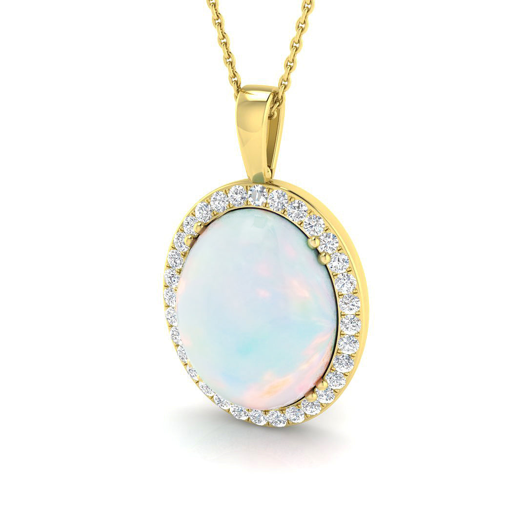Gerald Opal Pendant 0.75ct to 6.5ct Gold (Without Chain )