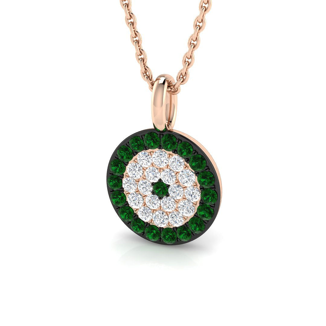 Norman Sapphire Pendant 0.33ct  Gold(Without Chain )