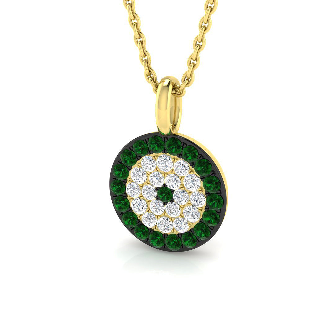 Norman Sapphire Pendant 0.33ct  Gold(Without Chain )