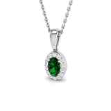 Amelia Aquamarine Pendant 0.25ct to 8ct Gold (Without Chain )