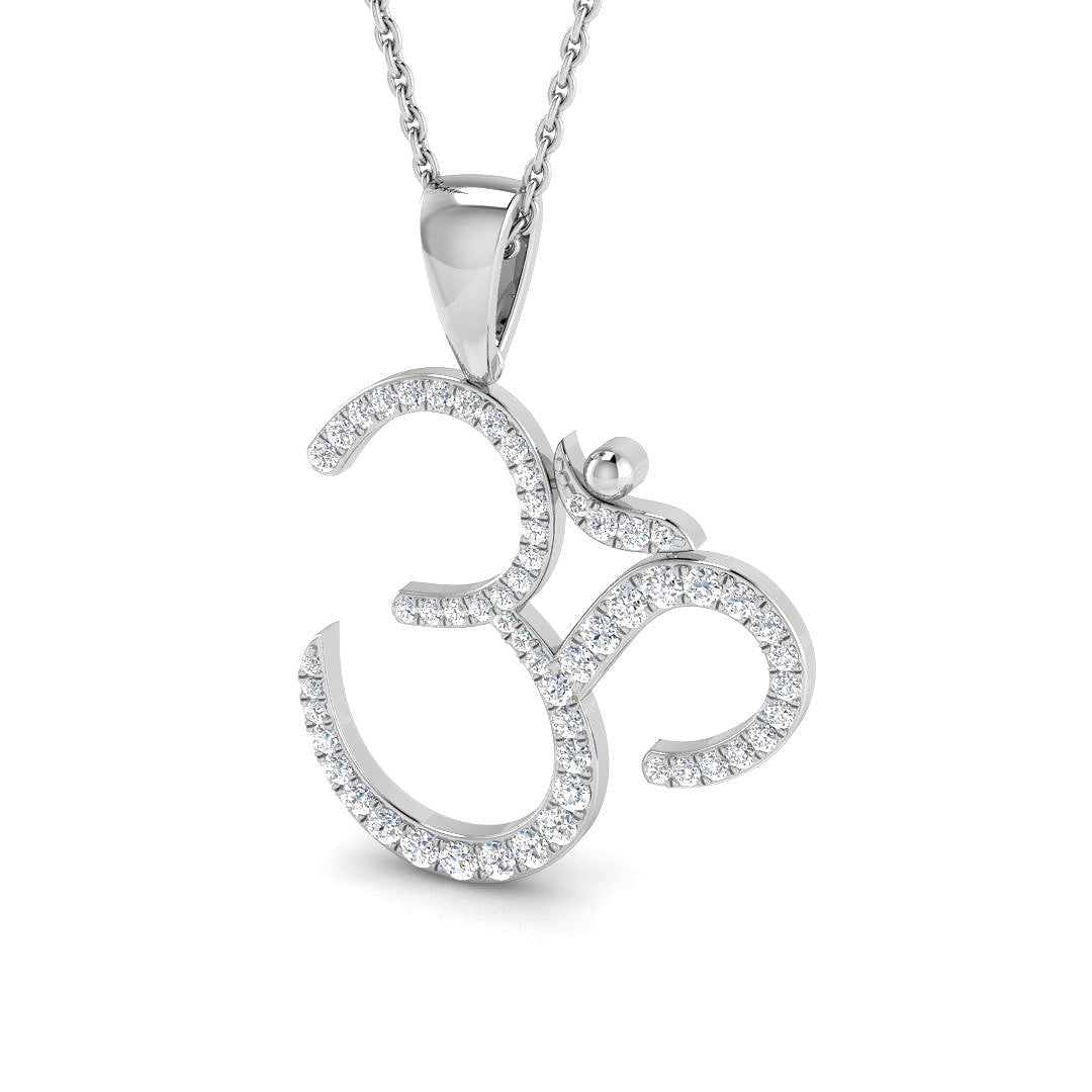 Aphis Diamond Pendant 0.3ct Religious Gold (Without Chain )