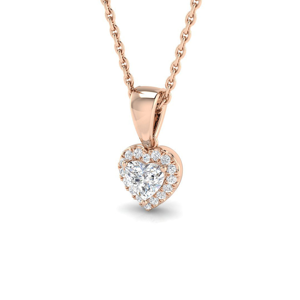 Viola Sapphire Pendant 0.25ct to 0.75ct Gold (Without Chain )
