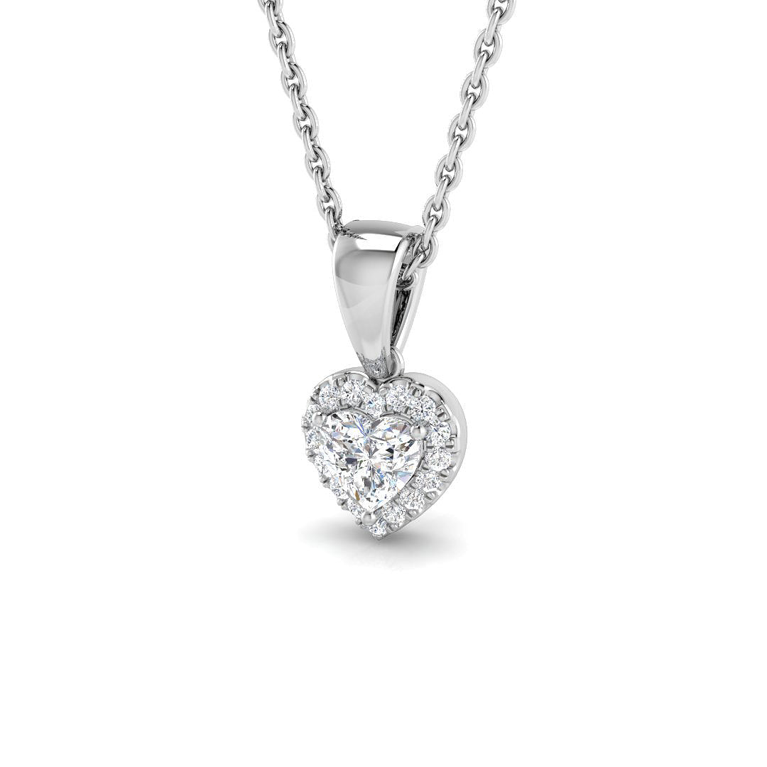 Viola Sapphire Pendant 0.25ct to 0.75ct Gold (Without Chain )
