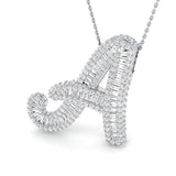 Anhänger aus 18-karätigem Gold mit dem Anfangsbuchstaben A