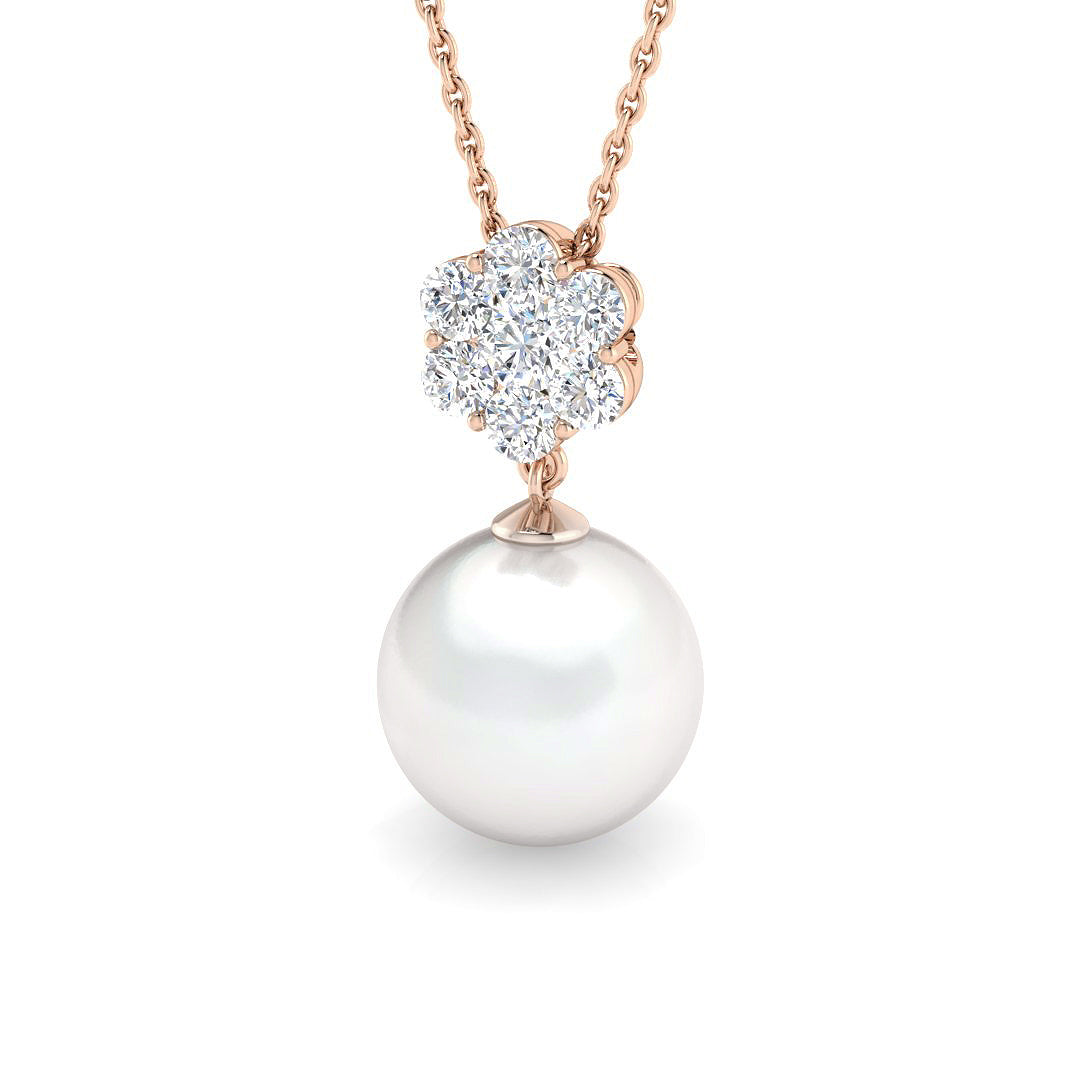 Aurei Gemstone Pendant 6.5ct Pearl Gold (Without Chain )