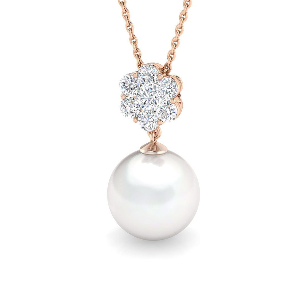 Aurei Gemstone Pendant 6.5ct Pearl Gold (Without Chain )