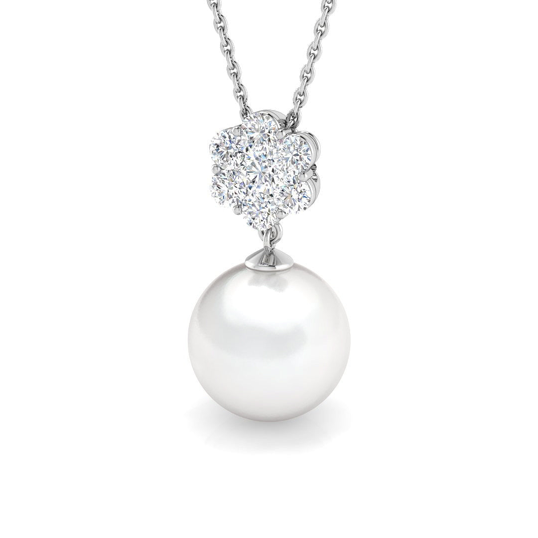 Aurei Gemstone Pendant 6.5ct Pearl Gold (Without Chain )