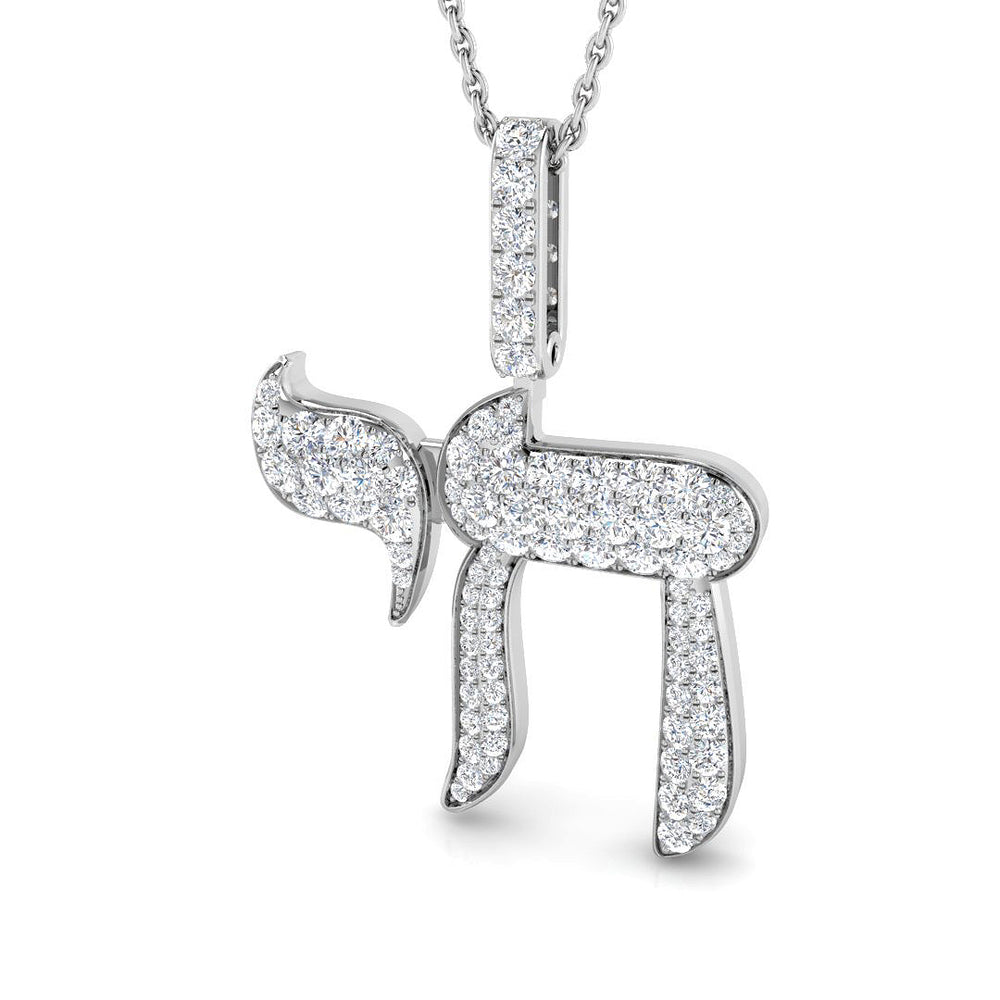 Aural Diamond Pendant 0.75ct Gold  Religious(Without Chain )